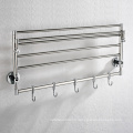 new design sample single bathroom towel bar and the bar parts with hooks